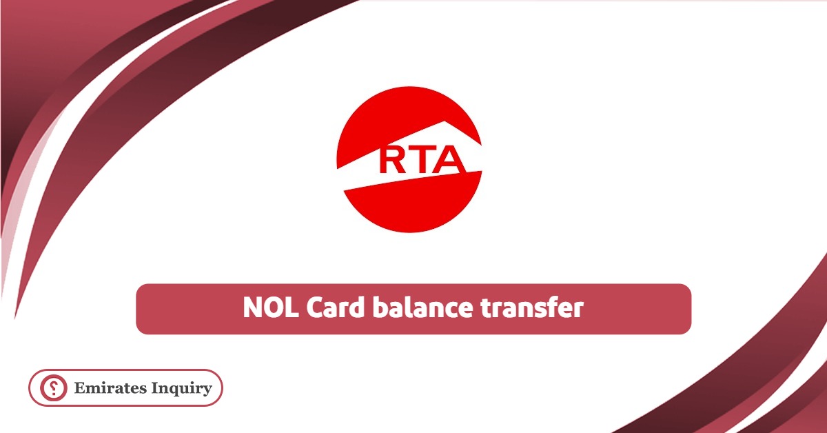 How to Transfer Nol Card Balance to another Online?