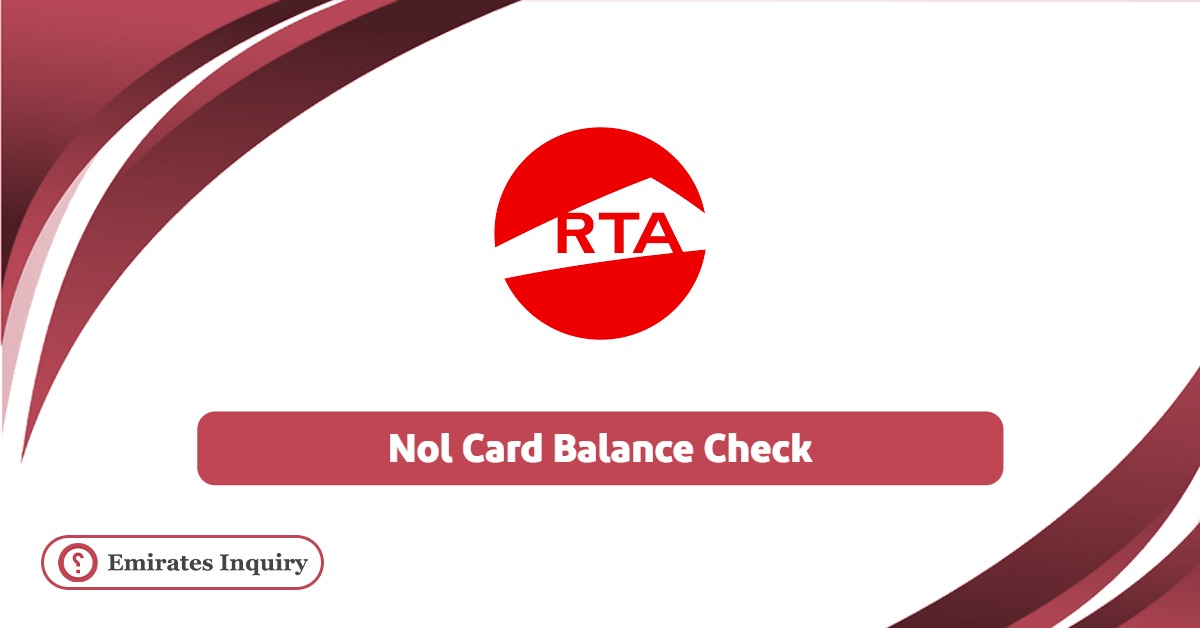 NOL Card Balance Check Online 2025: RTA Dubai