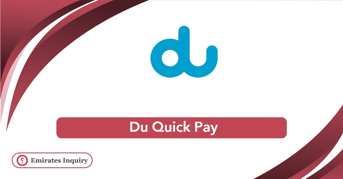 Du Quick Pay Recharge